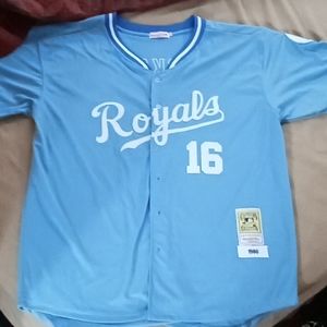 1980s Cooperstown collection Bo Jackson Mitchell & Ness royals Jersey